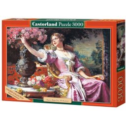 Puzzle Castorland 3000 de piese - Femeia cu rochia mov