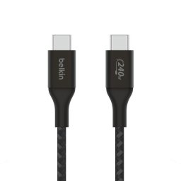 Cablu USB-C, Belkin, 240W, 1m, Negru