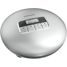 CD Player Personal, Grundig, suport audio MP3/WMA, alb, 120x120x25mm