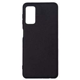 Husa telefon Samsung Galaxy M52 5G - Spacer, Grosime 2 mm, Material flexibil silicon + interior cu microfibra, Negru, "SPPC-SM-GX-M52-SLK