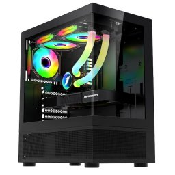 Carcasa PC 1STPLAYER Gaming MI7-A, ATX, Negru