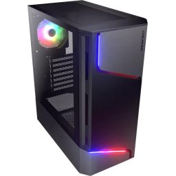 Carcasa COUGAR MX360 RGB, Mid Tower, tempered glass, Negru