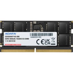 Memorie RAM ADATA GOLD, Capacitate 32GB DDR5 (1x32 GB), Frecventa 5600 MHz, CL - 46, Negru
