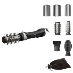 Perie rotativa cu aer cald Rowenta Brush Activ UB9540F0, 1000 W, 2 viteze, Jet de aer rece, Invelis ceramic, Argintiu/Negru