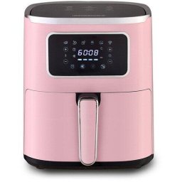 Friteuza cu aer cald Heinrich‘’s HFR 8216 Air fryer, capacitate 5 L, putere 1450 W, Roz