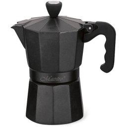 Cafetiera pentru Aragaz Maestro MR-1666-3, 150ml, 3 Cesti, Neagra