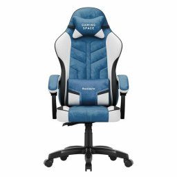 Scaun pentru gaming Huzaro Force 2.7 Black Carbon, Max. 140 kg, Albastru