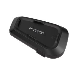Interfon pentru motociclete Cardo Spirit SPRT0001, Bluetooth, WiFi, date mobile, raza 400 m, USB, Negru