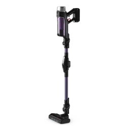 Aspirator vertical Tefal TY2039WO X-force Flex, 500 W, Recipient 0.44 l, Autonomie 45 minute, 18.5 V, Negru/Mov