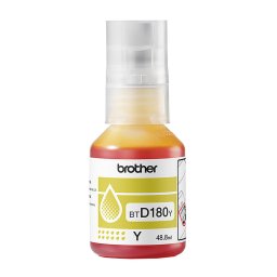 Recipient de cerneala Brother BTD180Y, Galben
