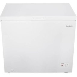 Lada frigorifica Samus LS321IE, Motor inverter, Fast Freeze, Capacitate neta 287 l, Clasa E, Dezghetare manuala, Alb