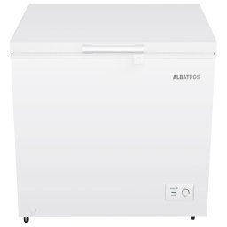 Lada frigorifica, Albatros LA230IME, 198 litri, clasa E, latime 91 cm, dubla functionalitate frigider / congelator, motor inverter, Fast Freeze, Alb