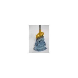 Rezerva mop microfibra Limpio C-207, lungime 1.2 m, coada aluminiu, Albastru