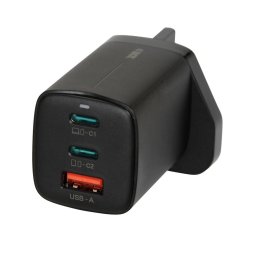 Incarcator Ibox C-65 GaN 65W UK Plug Negru