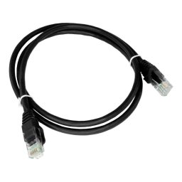 Alantec Patch Cord U/UTP Cat.6 PVC, 0.25m, Negru - KKU6CZA0.25