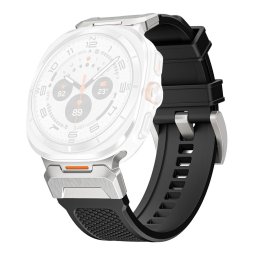 Curea pentru Samsung Galaxy Watch Ultra 47mm - Techsuit Watchband (W068) - Black / Silver