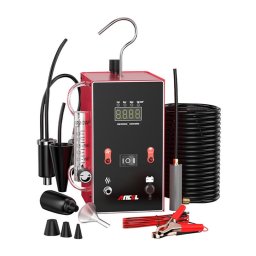 Detector de scurgeri de fum L300, fum auto Tester profesionist fum autode scurgeri de fum pentru masini cu manometru de presiune igital si meditor de debit reglabil