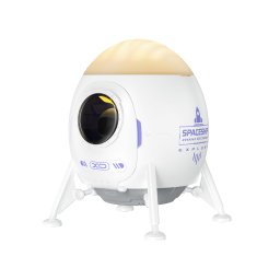 Proiector LED cu boxa XO XO-CF38, Model capsula spatiala, 10W, RGB