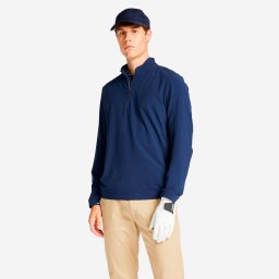 Bluză Golf hidrofobă protecție vânt rw500 Bleumarin Bărbați