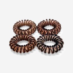 Elastic păr fitness x6 negru/maro damă