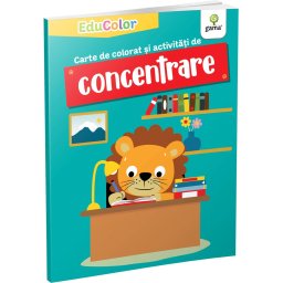 Carte de colorat și activități de concentrare