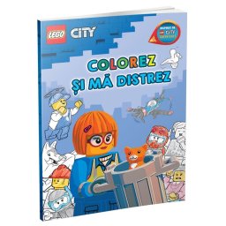 Colorez si ma distrez – Orasul LEGO (carte de colorat)