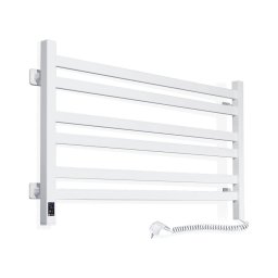 Uscător electric pentru prosoape AVANGARD, 181 W, 50 x 90 cm, alb, cu termostat, montare pe partea dreaptă