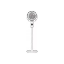 Ventilator de podea reîncărcabil cu iluminare LED LED/4,8W/5V USB 7200 mAh alb + telecomandă