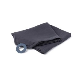 Esarfa pentru alaptat multifunctionala din bumbac organic Doomoo Mom’n Play Grey