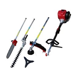 AGT - AGT 3526 MULTI - Motocoasa pe benzina, 1.6 CP, - mm, 35.8 cm3, cap cu fir, disc cu 3 lame, accesorii