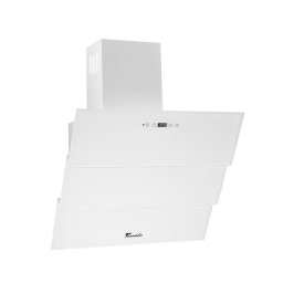 Hota Hota Decorativa, 60 cm, 1200 m³/h, 4 Trepte, Filtru Aluminiu 5 Straturi, Iluminare LED, 67 dB, Alb