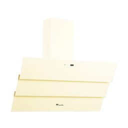 Hota Hota Decorativa, 90 cm, 1200 m³/h, 4 Trepte, Filtru Aluminiu 5 Straturi, Iluminare LED, 67 dB, Bej