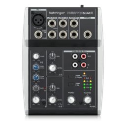 Consola DJ Behringer XENYX 502S - analogue audio mixer