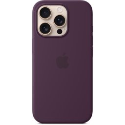Husa Silicone Case with MagSafe pentru iPhone 16 Pro, Plum