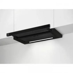 Hota LFP626AK - Hota Incorporabila, 60 cm, 600 m³/h, 3 trepte, Iluminare LED, Sticla Neagra