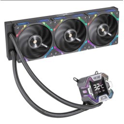 X-Starship 360E, 2.4 inch, aRGB LED, 3 x 120 mm, Black
