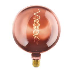 Bec LED reglabil Vintage G200, E27, 4W, 230V, 1600K, cupru - Eglo 110097