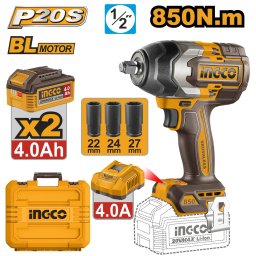 Filetanta 20V 1/2 850Nm cu 2 Acumulatori 4Ah