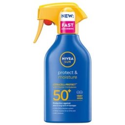 Set 2 x Spray Nivea Sun Protect & Moisture, SPF 50+, 270 ml