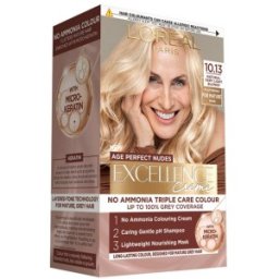 Set 2 x Vopsea de Par L'Oreal Paris Excellence Age Perfect Nudes, Polar Blonde 10.13, 192 ml