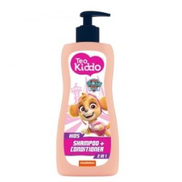 Set 3 x Sampon si Balsam pentru Copii Teo Kiddo 2 in 1, Fete, 400 ml