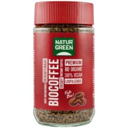 Set 2 x Cafea Bio Instant, Decofeinizata, 100 g, Natur Green