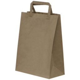 Set 2 x Sacose Biodegradabile, Compostabile de Hartie, Kraft, 22x11x28 cm, 250 buc