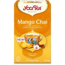 Set 2 x Ceai Mango Chai, Yogi Tea, Bio, 17 Pliculete, 34 g
