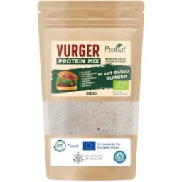 Set 2 x Mix Proteic Vegetal Ideal pentru Burgeri si Alte Preparate Vurger, Bio, 200 g