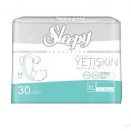 Set 2 x 30 Scutece pentru Adulti Sleepy Sensitive, Marimea XL