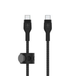 Cablu Date Belkin Boost Charge USB-C TO USB-C 2.0 Braided Silicone 1m Negru