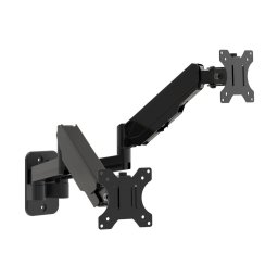 Suport Monitor Multibrackets, 17-32 inch, VESA 75x75/100x100, 16 kg, Dublu monitor, Montare perete