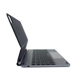 Tastatura Dviced Magnetic Aluminium Keyboard Case for iPad Air/Pro 11-inch, Bluetooth, Touchpad, Iluminare LED, Gri