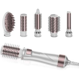 Set perie rotativa cu 5 capete Cecotec Bamba CeramicCare, 5in1 Pro, 1000W, Perie pentru indreptat parul, Perie electrica, Ondulator par